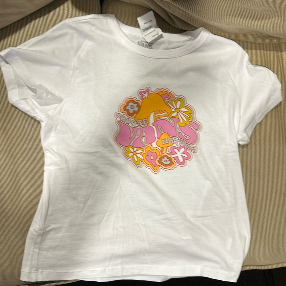 NWT Vans Cropped Tee